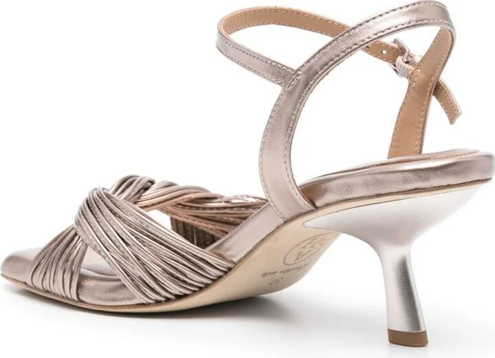 Ash Metal Light Brown Sandals - Image 3