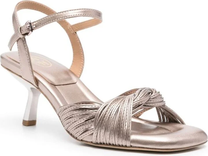 Ash Metal Light Brown Sandals - Image 4