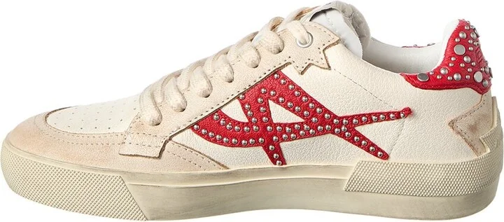 Ash Midnight Studs Leather Sneaker - Image 2