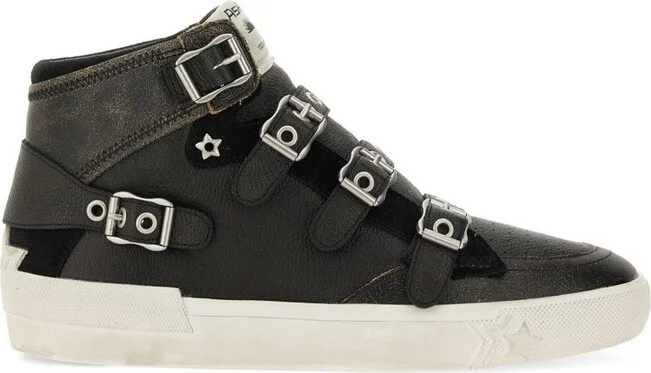 Ash Moonlight Buckled High-Top Sneakers