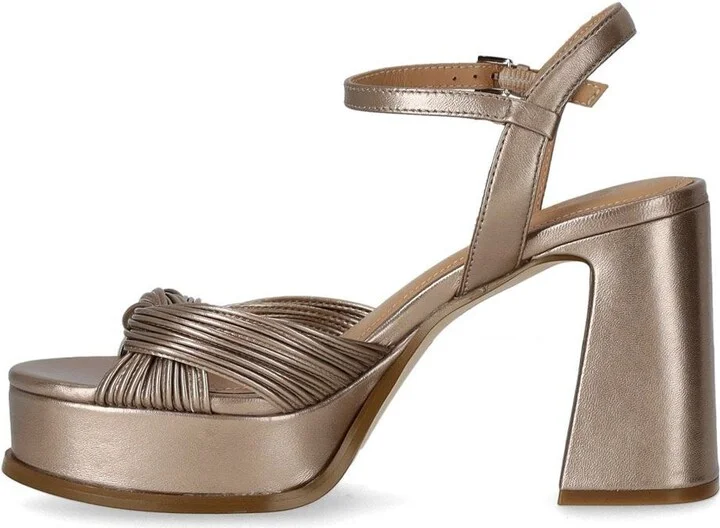 Ash Muse Champagne Heeled Sandal - Image 3