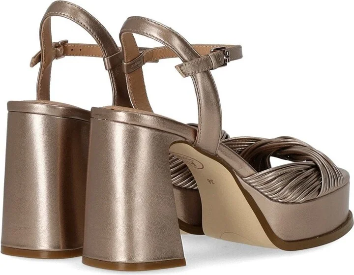 Ash Muse Champagne Heeled Sandal - Image 4