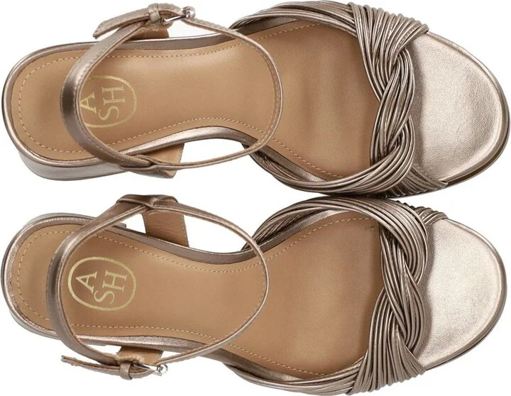 Ash Muse Champagne Heeled Sandal - Image 5