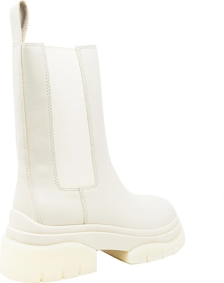 Ash Mustang Cream Ankle Boots - Image 3