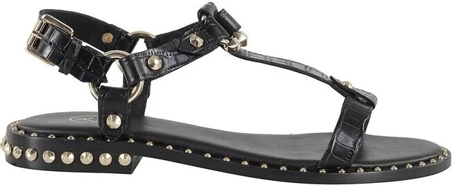 Ash Patsy Bis Printed Embellished Flat Sandals