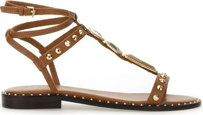 Ash Penny Studded Buckle Fastened Sandals