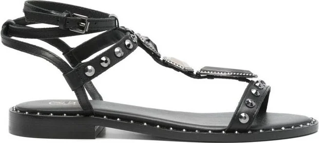 Ash Penny Studded Buckle Fastened Sandals