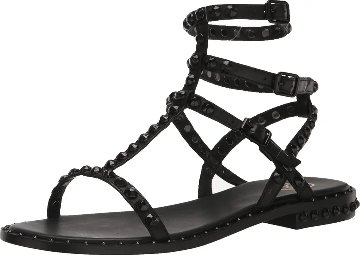 Ash Play Bis Tonal-Studded Flat Sandal for Women