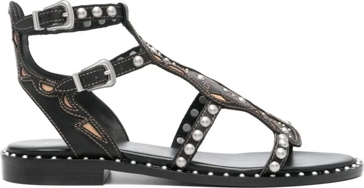 Ash Plaza Studded Leather Sandals