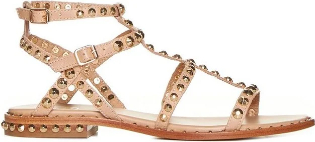 Ash Precious Stud Embellished Open Toe Sandals