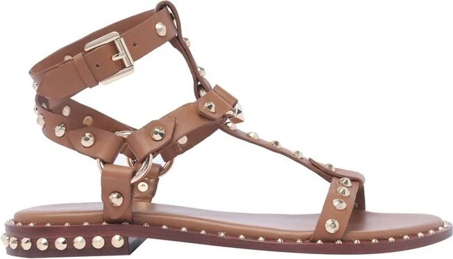 Ash Pulp Stud Embellished Sandals