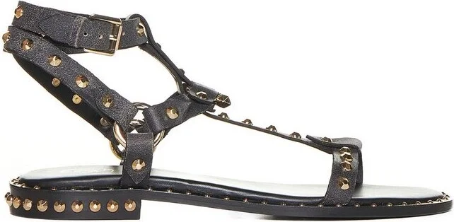 Ash Pulp Stud Embellished Sandals
