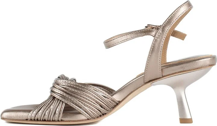 Ash Rose Gold Woven Sandal - Image 2