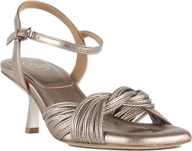 Ash Rose Gold Woven Sandal - Image 3