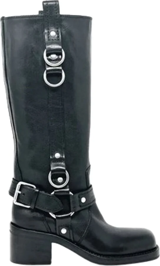 Ash Scorpio Square Toe Biker Boots