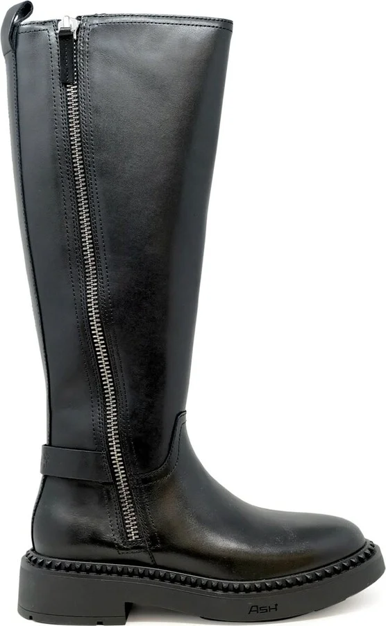 Ash Soft Mustang Black Boots