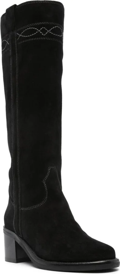 Ash Suede Leather Heel Boots - Image 3