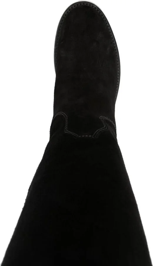 Ash Suede Leather Heel Boots - Image 4