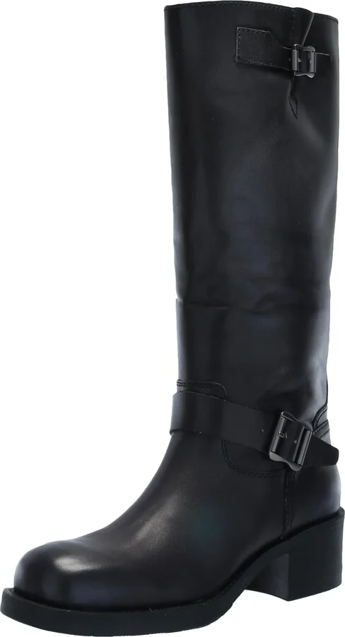 ASH Trinidad Tall Shaft Harness Women's Stylish Leather Boots with Buckle Detail
