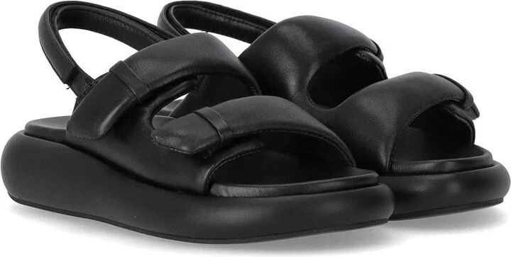 Ash Vinci Black Platform Sandal - Image 2