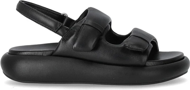 Ash Vinci Black Platform Sandal