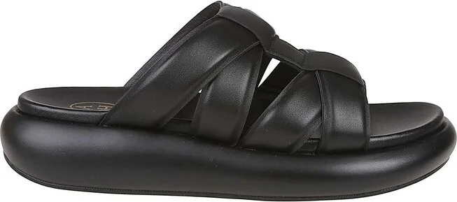 Ash Vipbis Cross-Over Strap Slides