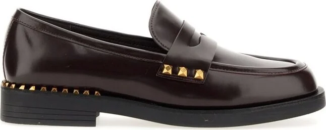 Ash Whisper Embellished Slip-On Loafers