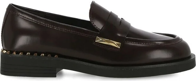 Ash Whisper Stud-Embellished Loafers