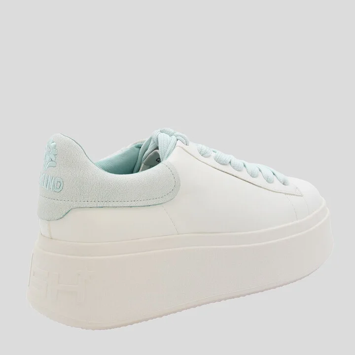 Ash White Leather Sneakers - Image 2