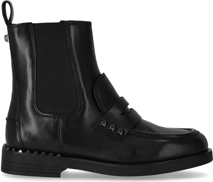 Ash Wings Studs Black Chelsea Boot