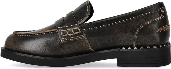 Ash Winona Dark Brown Loafer - Image 3