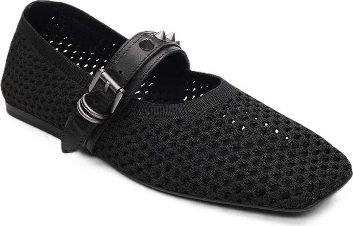 ASH Women's Bijoux Mesh Maryjane Ballet Flat-Elegant and Comfortable