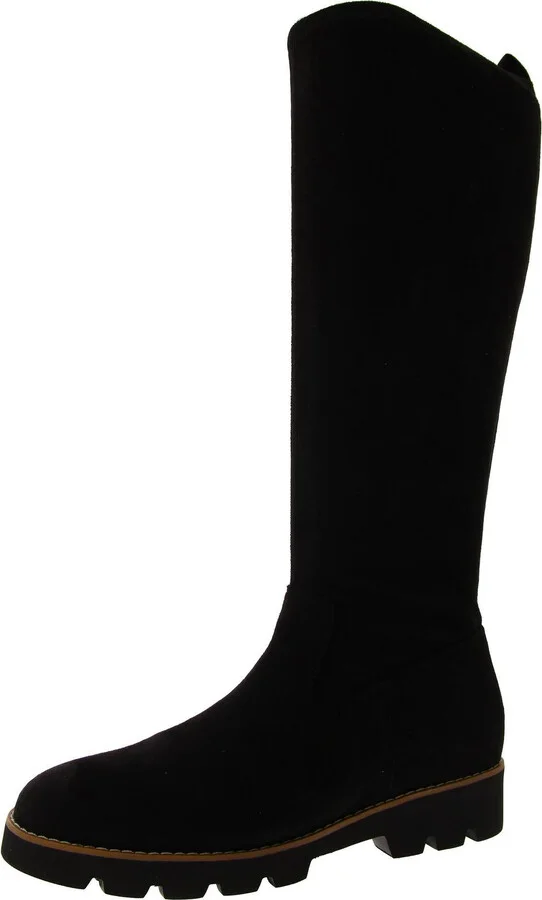 Ashburn Womens Faux Suede Tall Knee-High Boots