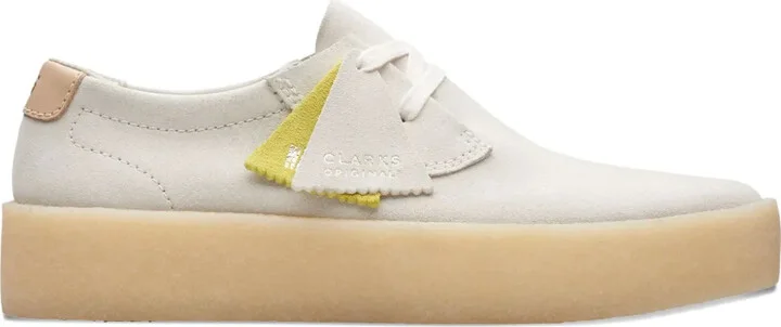 Ashcott Cup "Off White Suede" lace-up shoes