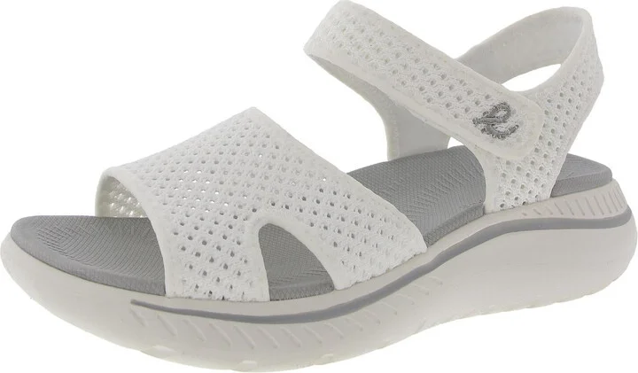 Ashen Womens Strappy Open Toe Ankle Strap