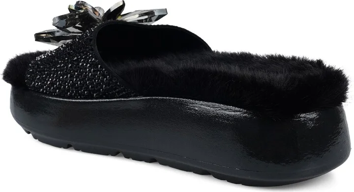 Ashey Faux Fur Platform Slide Sandal - Image 2