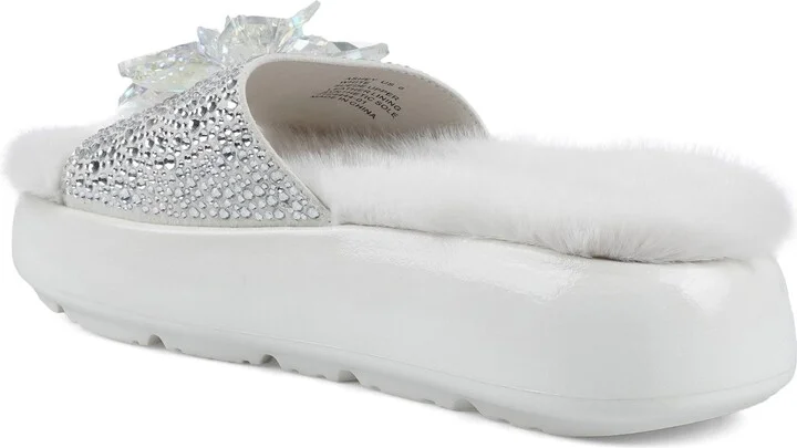 Ashey Faux Fur Platform Slide Sandal - Image 8