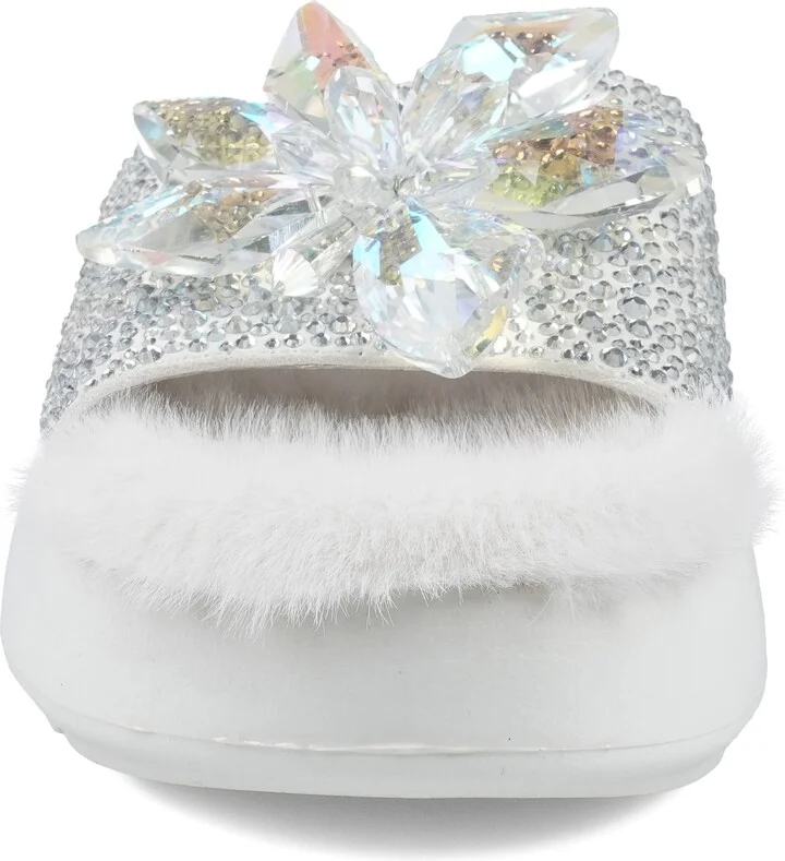 Ashey Faux Fur Platform Slide Sandal - Image 10