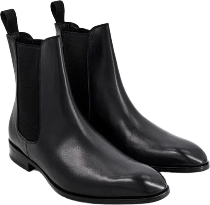 Obsidian Black Leather