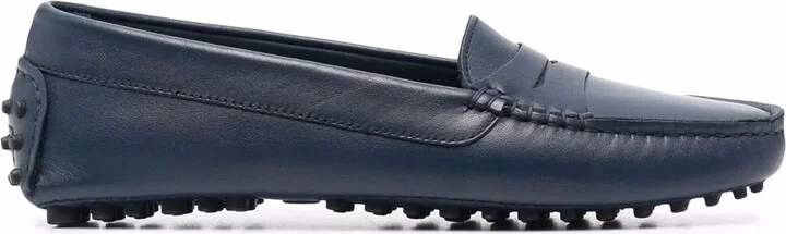 Ashley almond-toe loafers