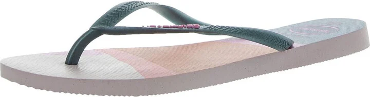 Ashley Womens Thong Flat Flip-Flops