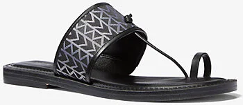 Ashtin MK2000 Logo Jacquard Sandal