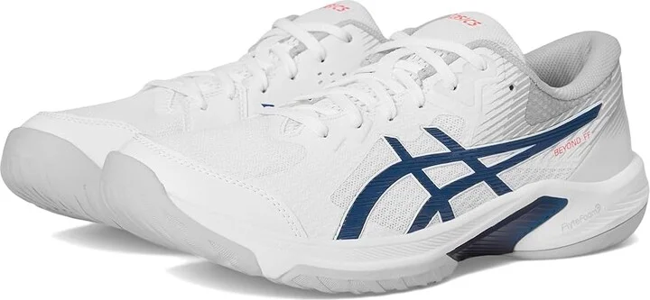 ASICS Beyond FF Men's Volleyball Shoes White/Mako Blue : 12 D - Medium, Synthetic