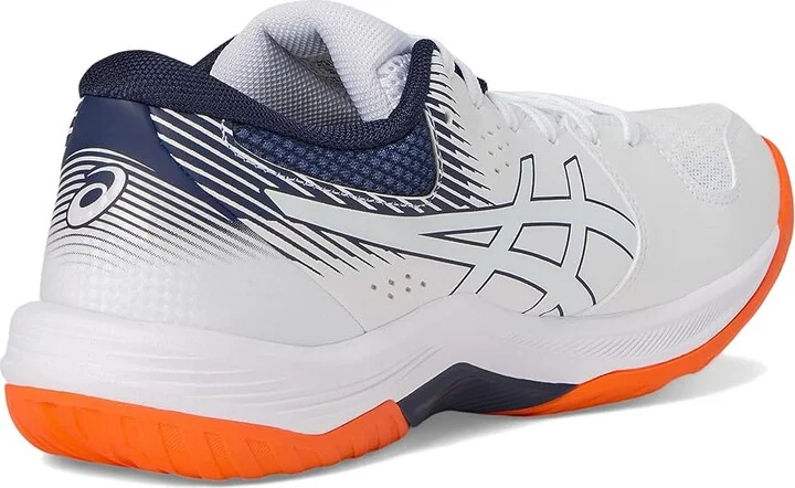 ASICS Beyond FF Men's Volleyball Shoes White/Midnight : 12 D - Medium, Synthetic - Image 4