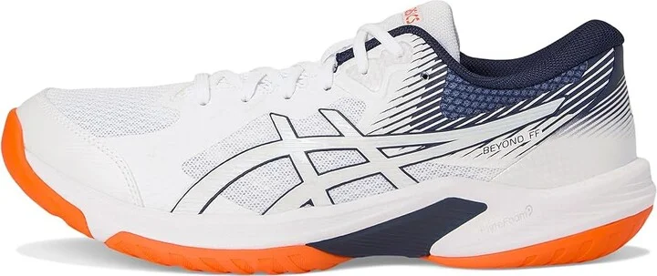 ASICS Beyond FF Men's Volleyball Shoes White/Midnight : 12 D - Medium, Synthetic - Image 6