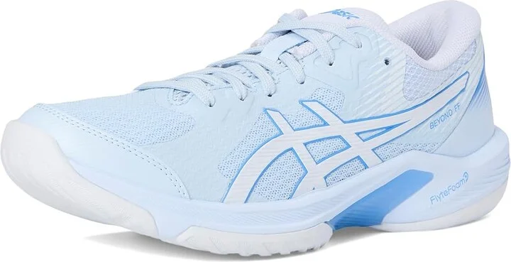 ASICS Beyond FF Women's Volleyball Shoes Light Blue/White : 11 B - Medium, Synthetic - Image 5
