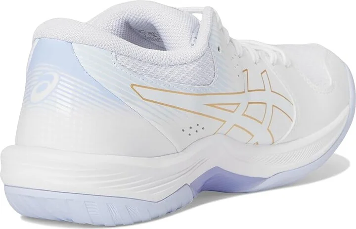 ASICS Beyond FF Women's Volleyball Shoes White/Champagne : 11 B - Medium, Synthetic - Image 4