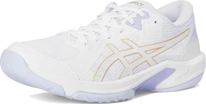 ASICS Beyond FF Women's Volleyball Shoes White/Champagne : 11 B - Medium, Synthetic - Image 5