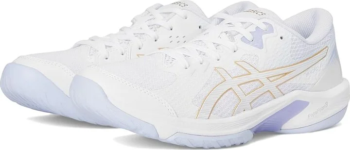 ASICS Beyond FF Women's Volleyball Shoes White/Champagne : 11 B - Medium, Synthetic