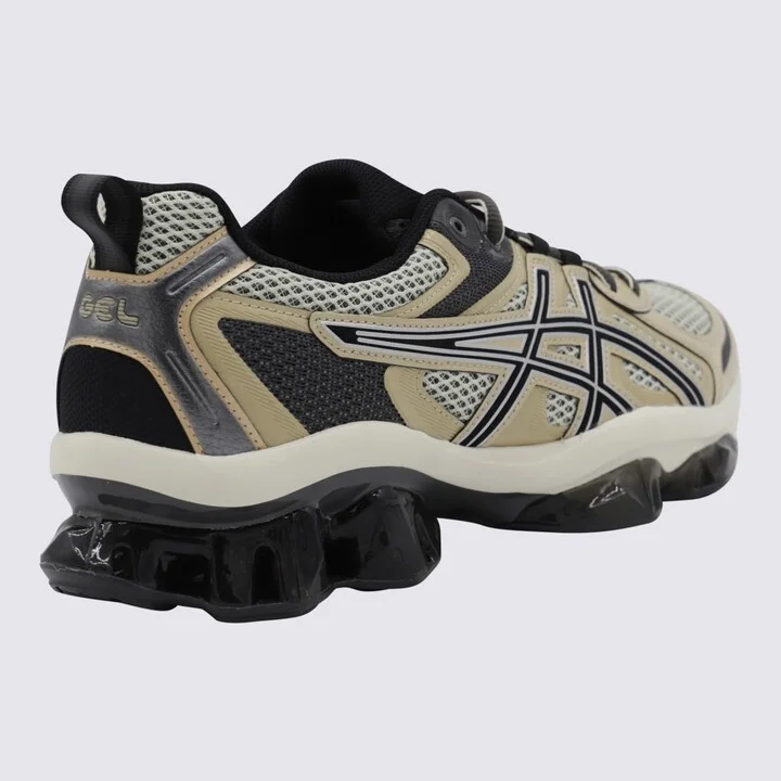 Asics Black And Sand Gel Quantum Kinetic Sneakers - Image 2